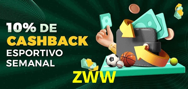 10% de bônus de cashback na zww